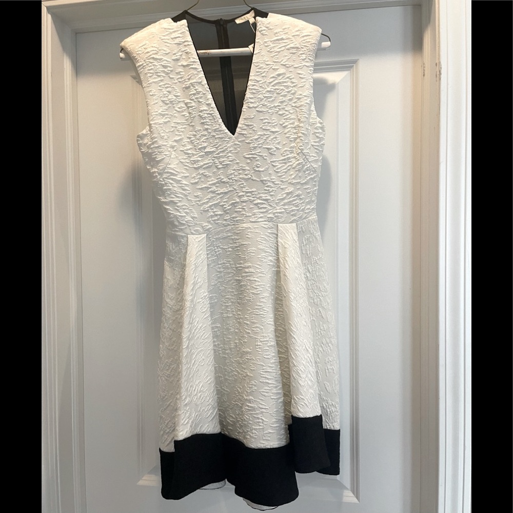 Maje Brand New White and Black Dress - 6